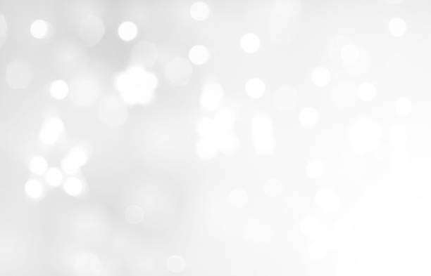 istock Silver grey white colored defocused bokeh lights glittering party shiny Christmas New Year party festive celebration horizontal illuminated blurry glowing vector background, poster, banner, backdrop with copy space 2228185640