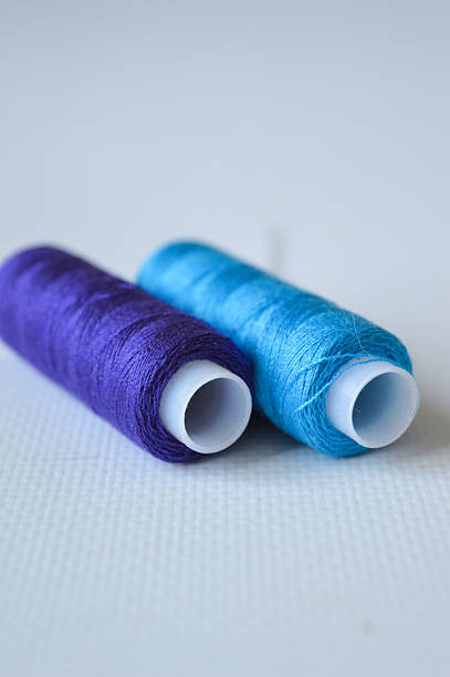 Collection of colorful sewing thread.
