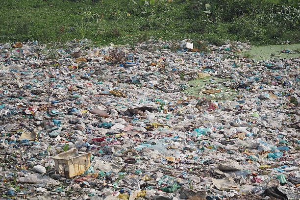 istock Environmental pollution caused by plastic waste in a natural area 2228205742