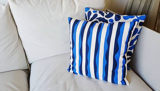 istock Colorful pillows on the sofa. Decorative cushions. 2228220201