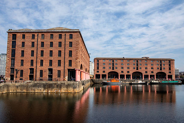 Liverpool, UK - September 19th 2024: View at the historic Royal Albert Dock in the city of Liverpool, UK.