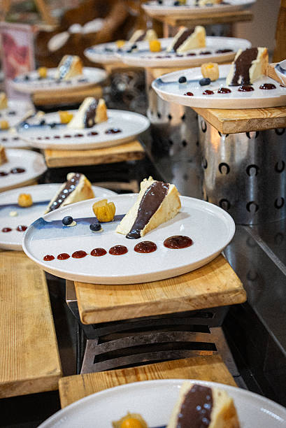 istock Raspberries on Chocolate Dessert Production 2228238212