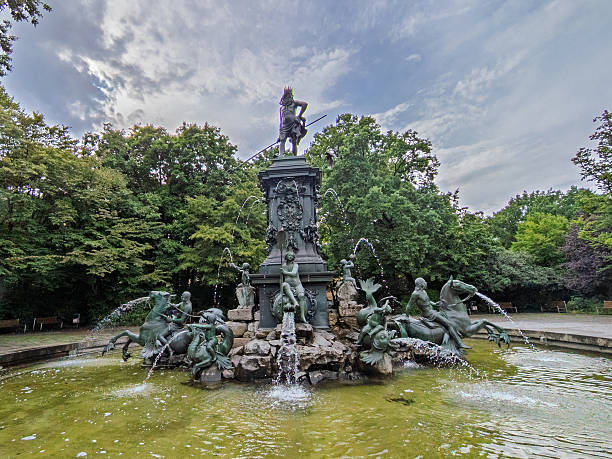 Gates and fountains in Stanislas Place - Nancy - France.
