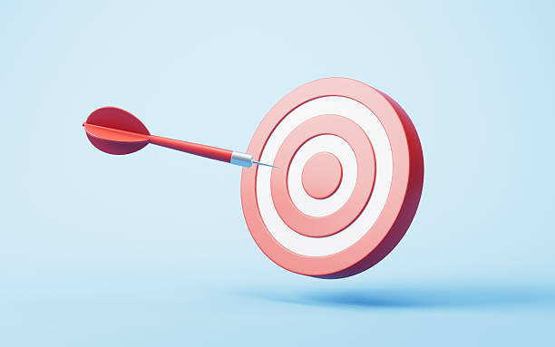 istock Target center and arrow with business target concept, 3d rendering. 2228246530