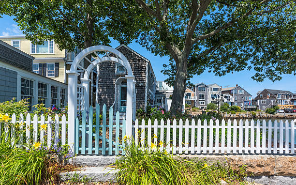 Mantoloking, NJ, USA July 26, 2010 Stately homes are built along the dunes in Mantoloking, New Jersey, on the Jersey Shore