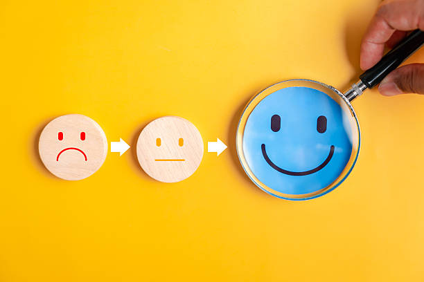 istock Emotional change transformation from sadness to happiness, emotional awareness, mindset shift, resilience, and personal growth in mental health journey. 2228249580