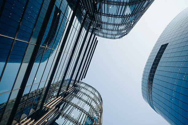 istock skyscraper in megalopolis with glass windows 2228250436