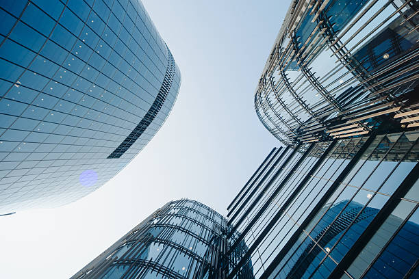 istock skyscraper in megalopolis with glass windows 2228250440