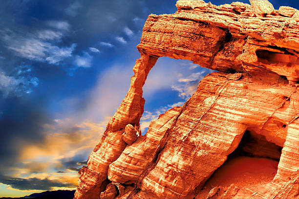 scenic landscape in valley of fire state park Nevada