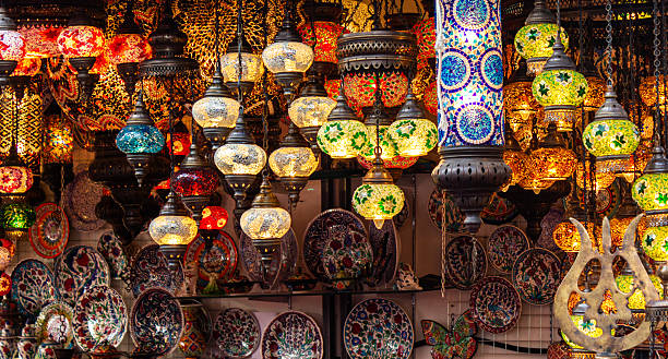 istock Colorful Turkish Lamps and Decor 2228268053