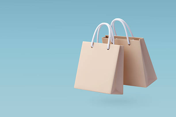 istock 3D Vector Shopping Bags Icon for Retail and Online Commerce 2228268936
