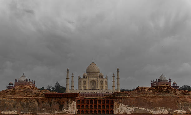istock Taj Mahal Under Stormy Sky 2228270056