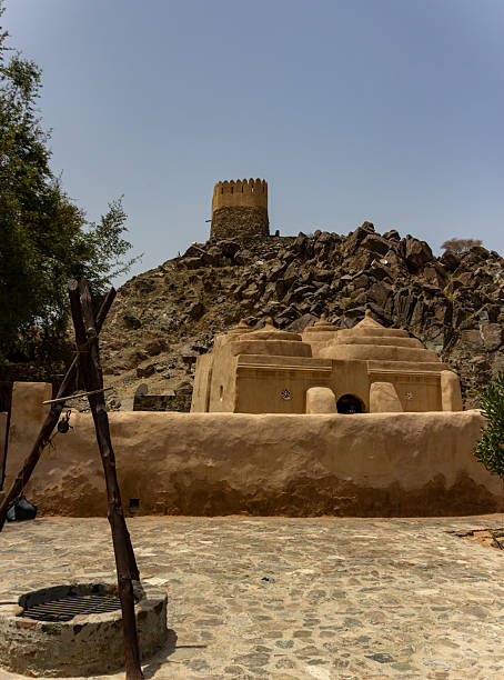 istock Ancient UAE Architecture Al Bidya Mosque Under a Bright Sky 2228276389