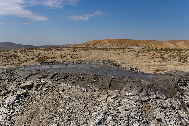 istock Azerbaijan's Mud Volcano Erupts in Arid Landscape 2228277845