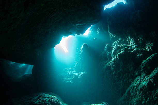 istock Beautiful underwater scenery with sunlight (Okinawa, Japan) 2228282240