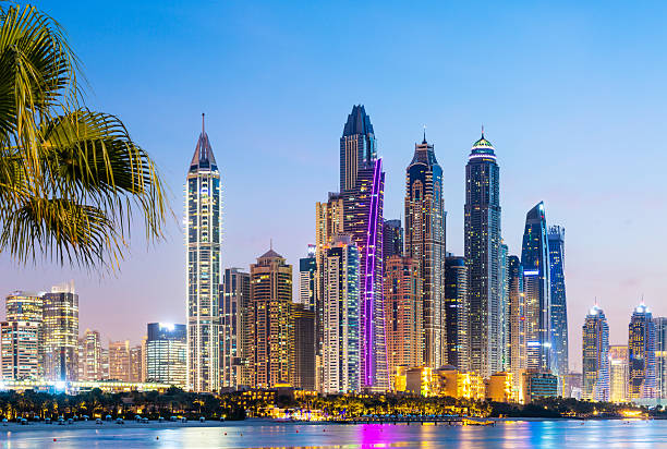 istock Dubai Marina Skyline at Sunset, United Arab Emirates 2228284566