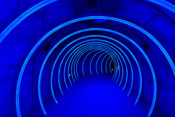 A corner of Cave Ship No. 1 Air Defense Shelter, Shapingba District, Chongqing, China.
