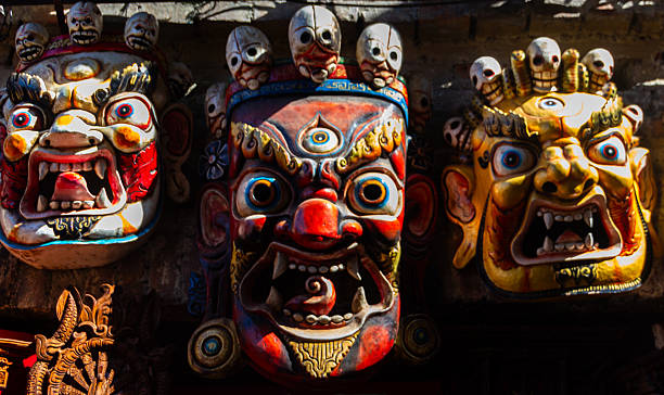 istock Nepali Traditional Colorful Deity Masks 2228289620