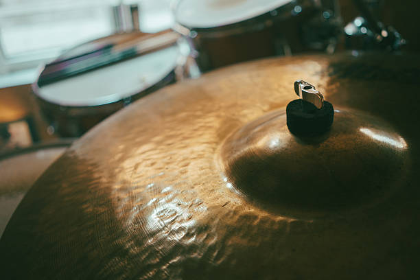 Unknown drummer at a rock concert
