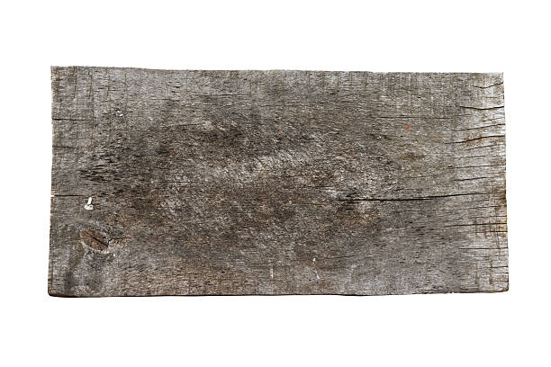 istock old wooden sign board background. plank wood isolated for design art work or add text message. 2228296594