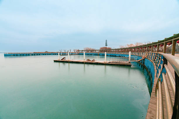 Wooden trestle in the park