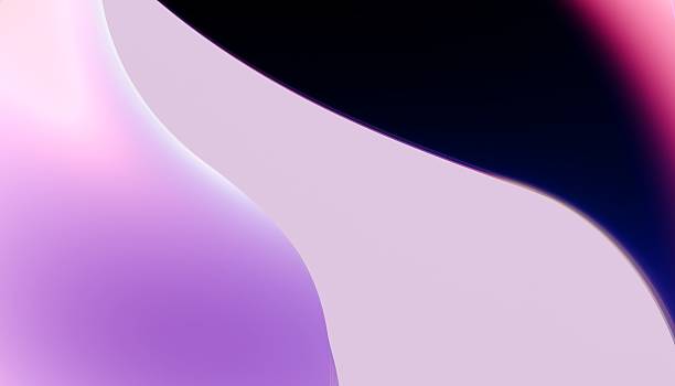 istock Smooth, flowing abstract shapes in soft pastel colors dominate the composition 2228304739