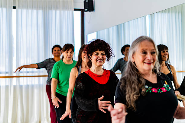 istock Women rehearsing ballet movements at the studio 2228307237