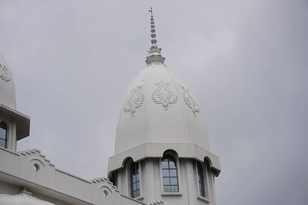 istock The dome of a white hindu temple 2228310943