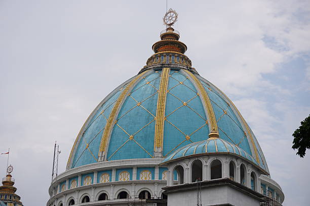 istock Ancient Temple Dome Unique Architecture With Bright Blue Sky At Morning 2228311253