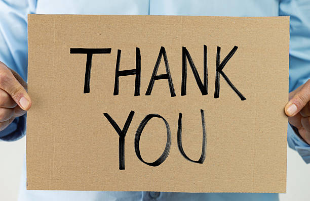 istock Thank You Cardboard Sign 2228312054