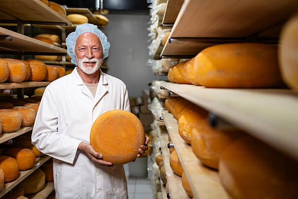 istock Production of high quality cheese. 2228312174