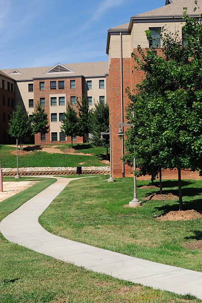 istock student apartment building in campus 2228314188