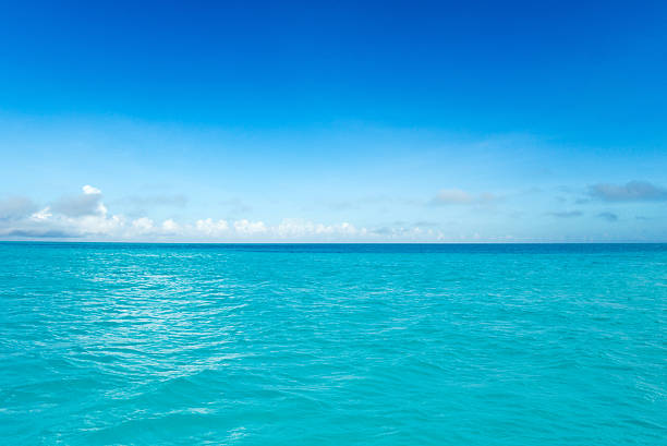 Beautiful sky and blue sea. sea beach