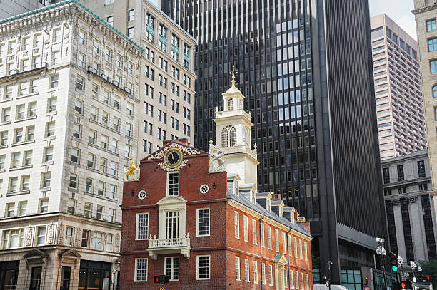istock close up on old state house in Boston 2228318858