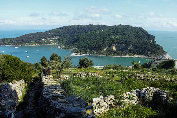 very nice view of la spezia gulf take from a hill