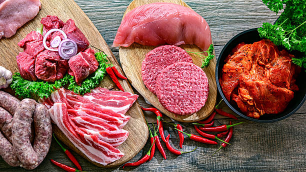 istock Composition with a variety of meat products 2228327405