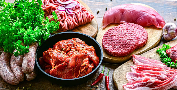 istock Composition with a variety of meat products 2228327435
