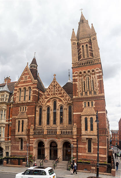 London, United Kingdom, July 28th :- A View of The Ukrainian CAtholic Cathedral located off Bond Street, London