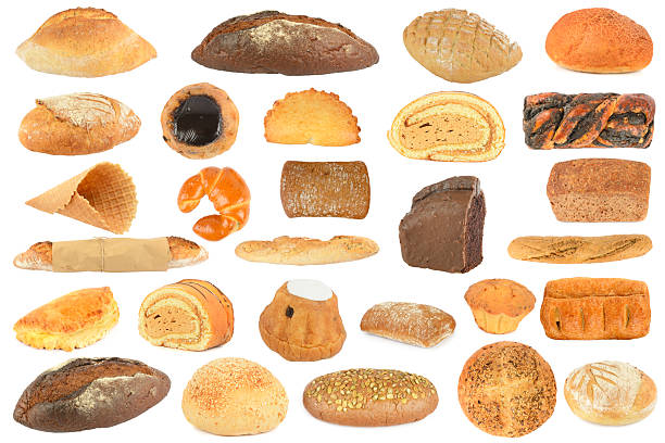 Close-up of Golden Brown Toasted Bread Slices with Crispy Surface and Soft Interior