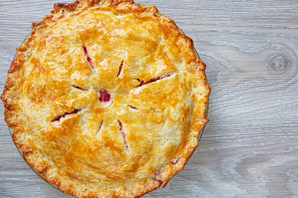 istock Strawberry and Rhubarb Pie 2228341178
