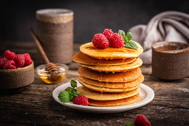 istock Homemade classic american pancakes 2228341538