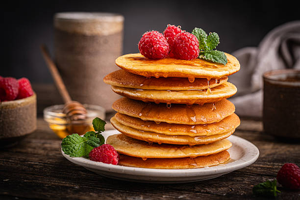 istock Homemade classic american pancakes 2228341548