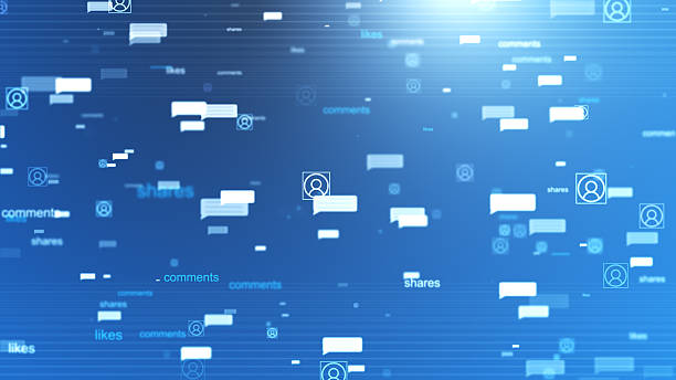 istock 4K Social networking service concept. Communication network. 4K stock video 2228343913