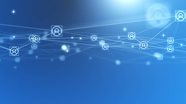 istock 4K Social networking service concept. Communication network. 4K stock video 2228346793