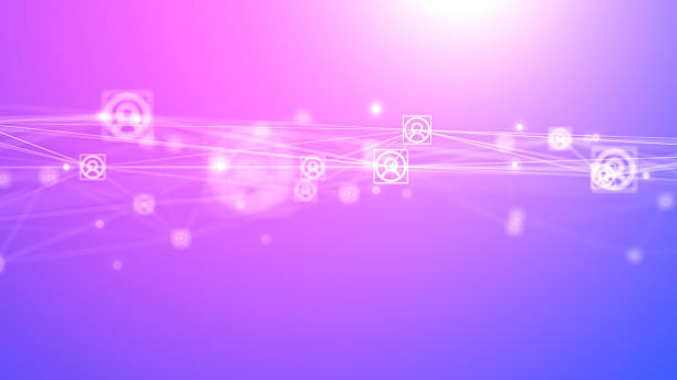 istock 4K Social networking service concept. Communication network. 4K stock video 2228346869