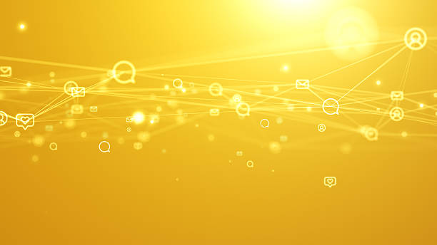 istock 4K Social networking service concept. Communication network. 4K stock video 2228346874