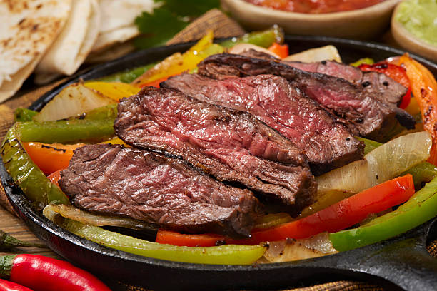 istock Medium Rare Inside Skirt Steak Skillet 2228348939