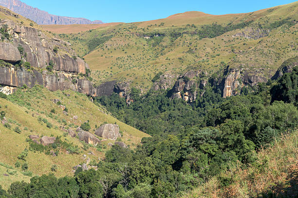 istock Rainbow Gorge, a narrow ravine in the Drakensberg 2228349123