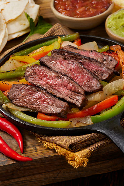 istock Medium Rare Inside Skirt Steak Skillet 2228350482