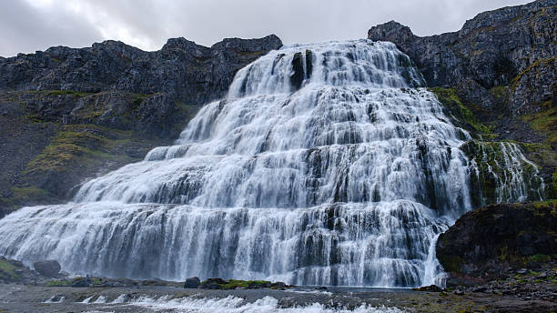 istock Dynjandi waterfall Westfjords Iceland cascades down rugged cliffs 2228352760